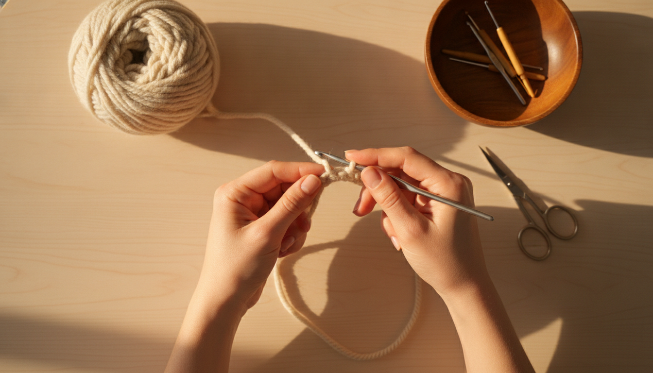 かぎ針編みの作り目の種類とやり方